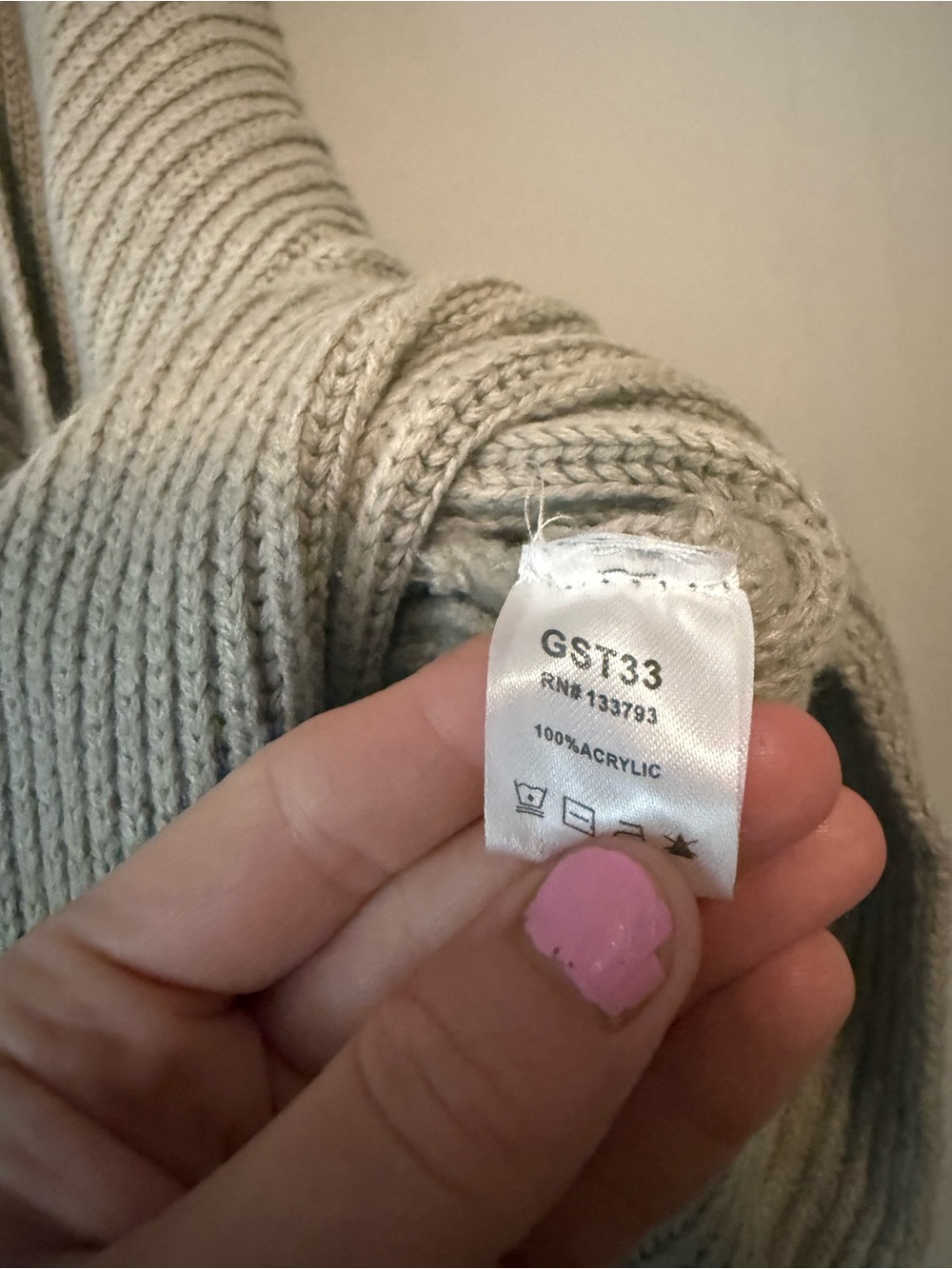 POL Ribbed Knit Wrapped Crossover Sweater - Picture 4 of 4